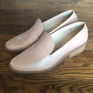 Blush Pink Loafers